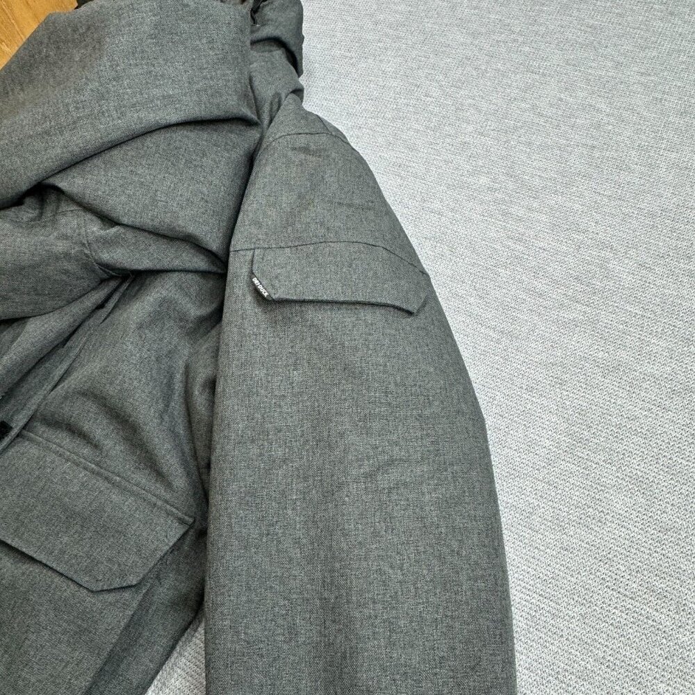 Dri Duck 3-in-1 Jacket Mens Size L Gray Hooded Storm Shell Interchange Pockets - Picture 9 of 16
